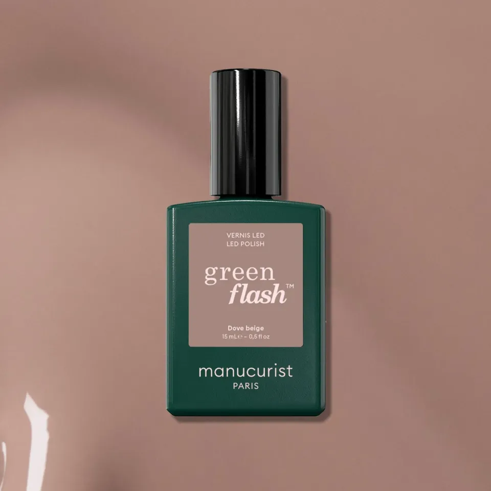 Manucurist Green Flash Dove Beige gel-neglelakk beige