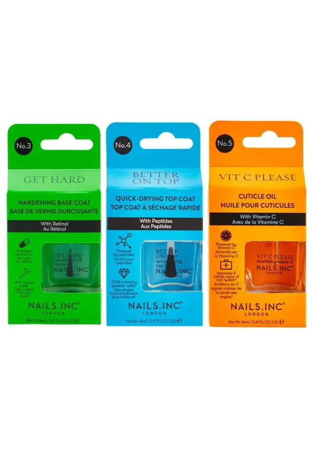 Nails Inc Triple The Treats neglesett 3 deler pleie
