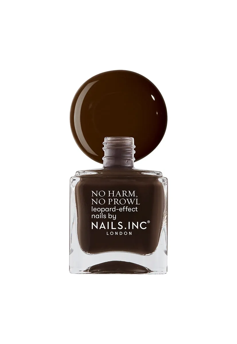 Nails Inc Pawfect Attitude overlakk leopard matt effekt