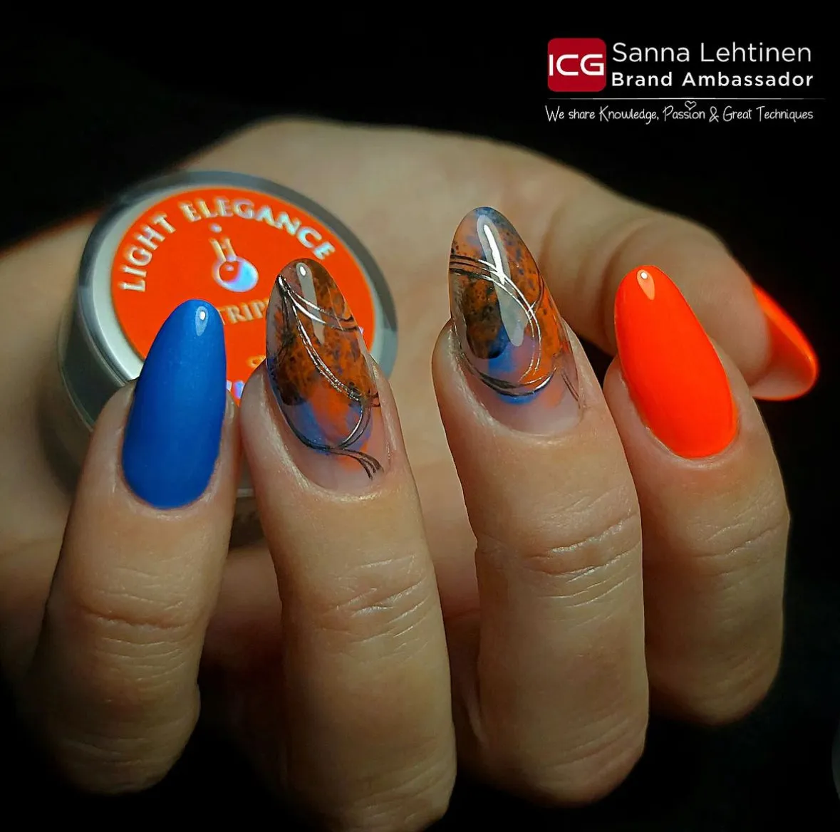 Light Elegance ButterCream Trippy gellakk neon oransje cream