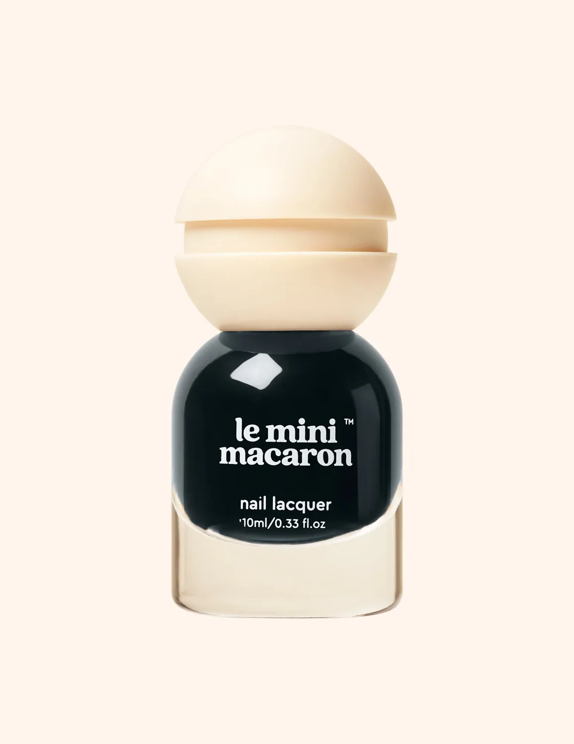Le Mini Macaron Le Sweet Licorice neglelakk 10 ml svart