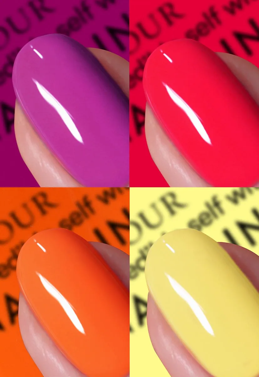 Nails Inc On The Horizon neglelakksett 4-pk nude vegansk
