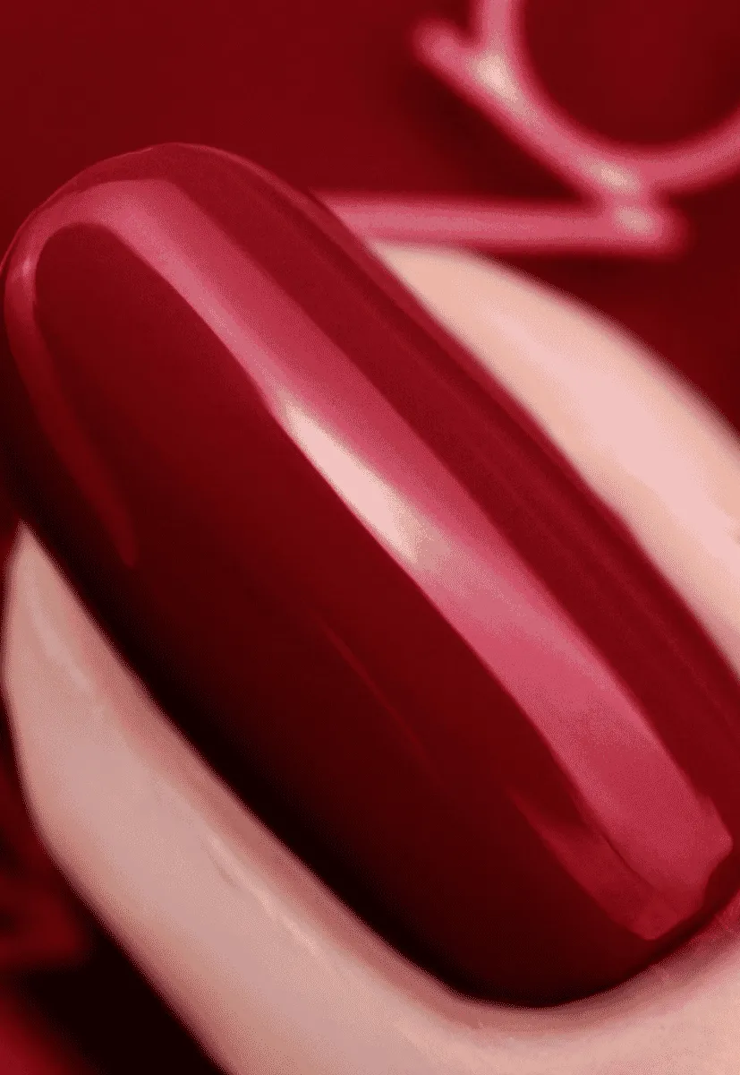 Nails Inc NailPure Tate neglelakk rød gloss
