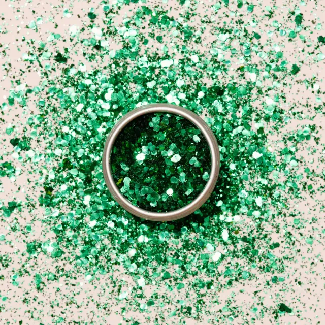 Manucurist Cactus Glitter negleglitter nedbrytbar grønn