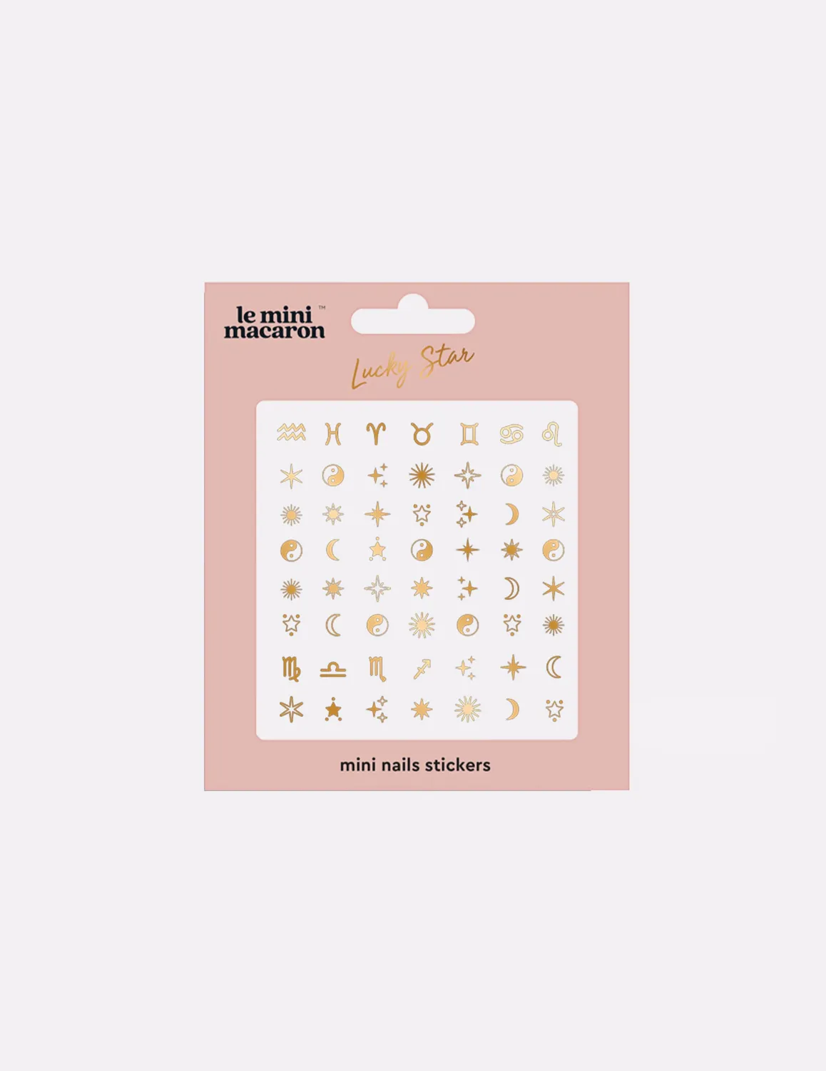 Le Mini Macaron Party Pack negleklistremerker 3-pakning