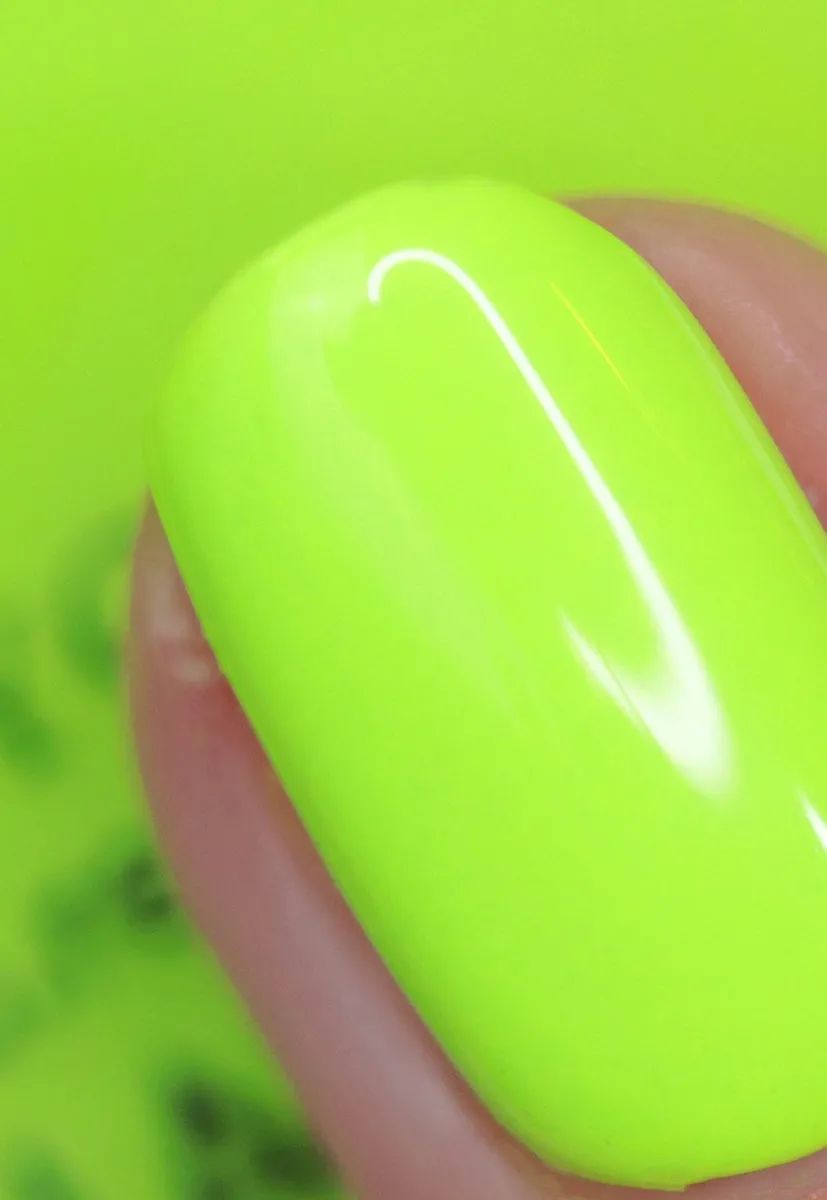 Nails Inc Knightrider's Street neglelakk neon gul