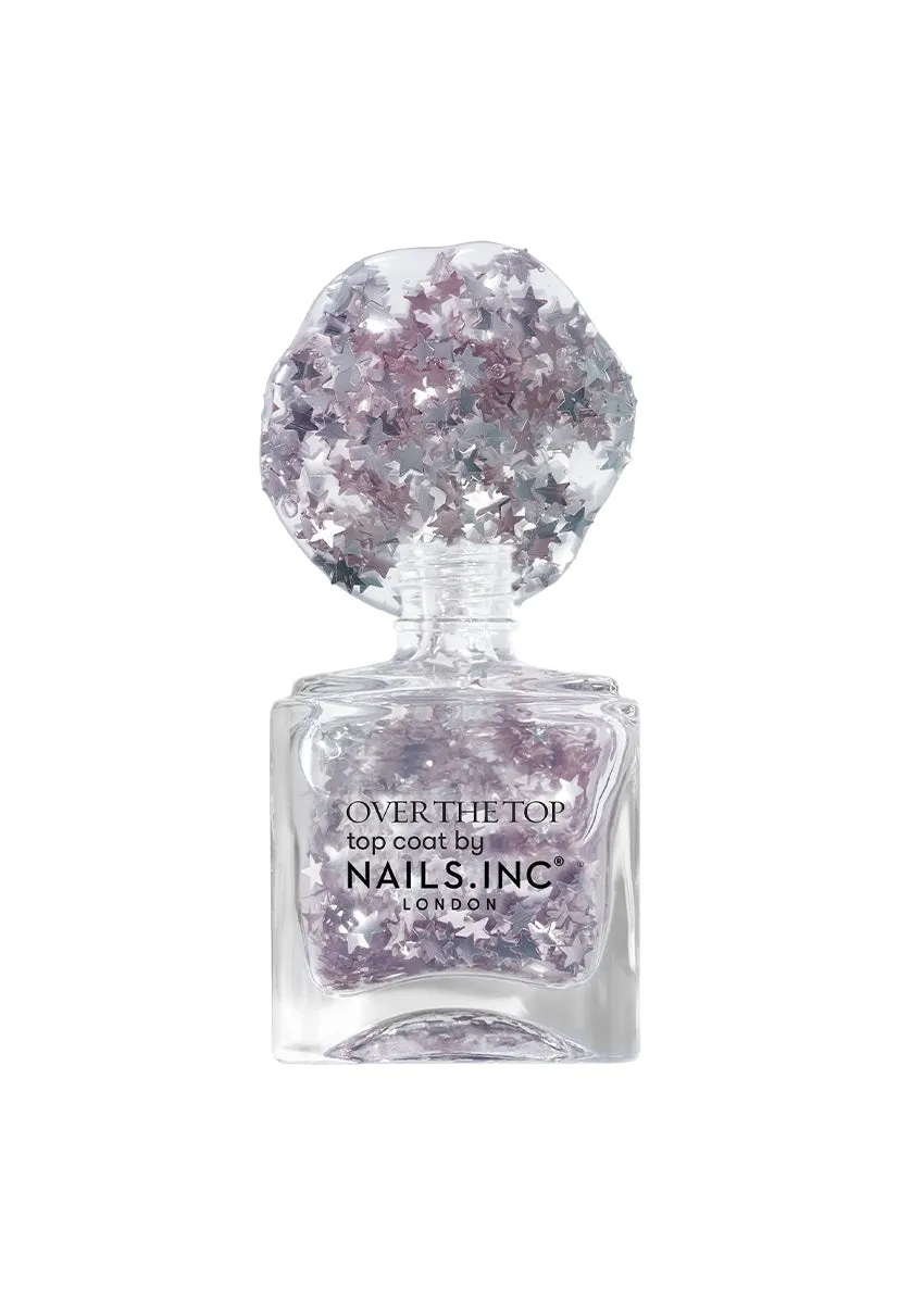 Nails Inc Showstopping Spitalfields topper sølv glitter