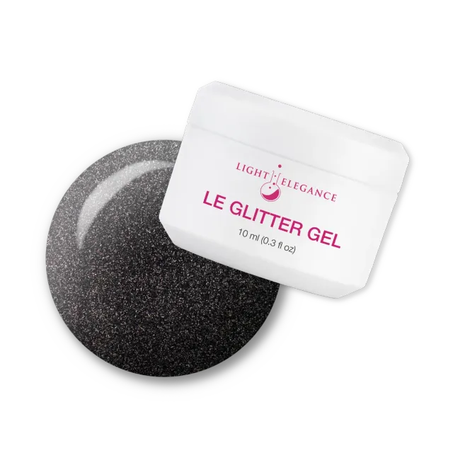 Light Elegance Tall, Dark and Handsome glittergel 10 ml svart