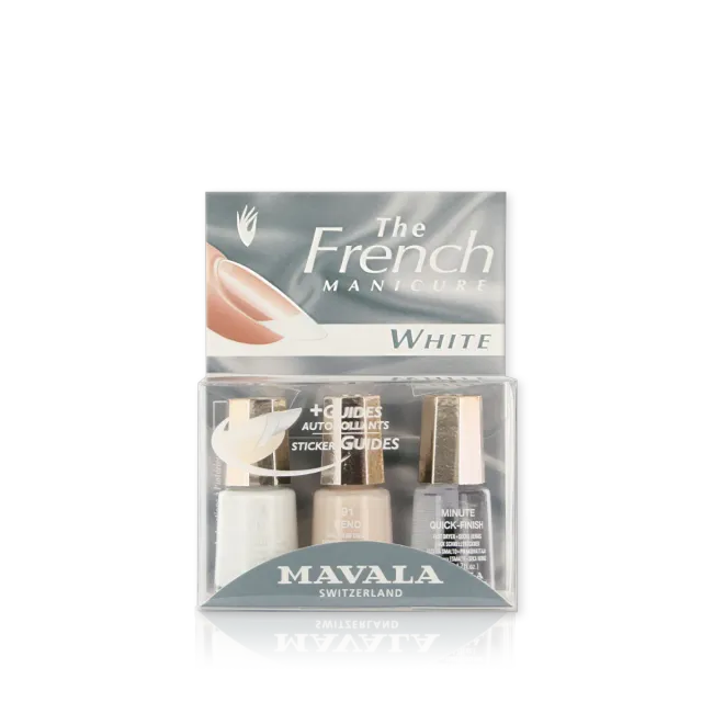 Mavala French Manikyr neglelakksett hvit rosa