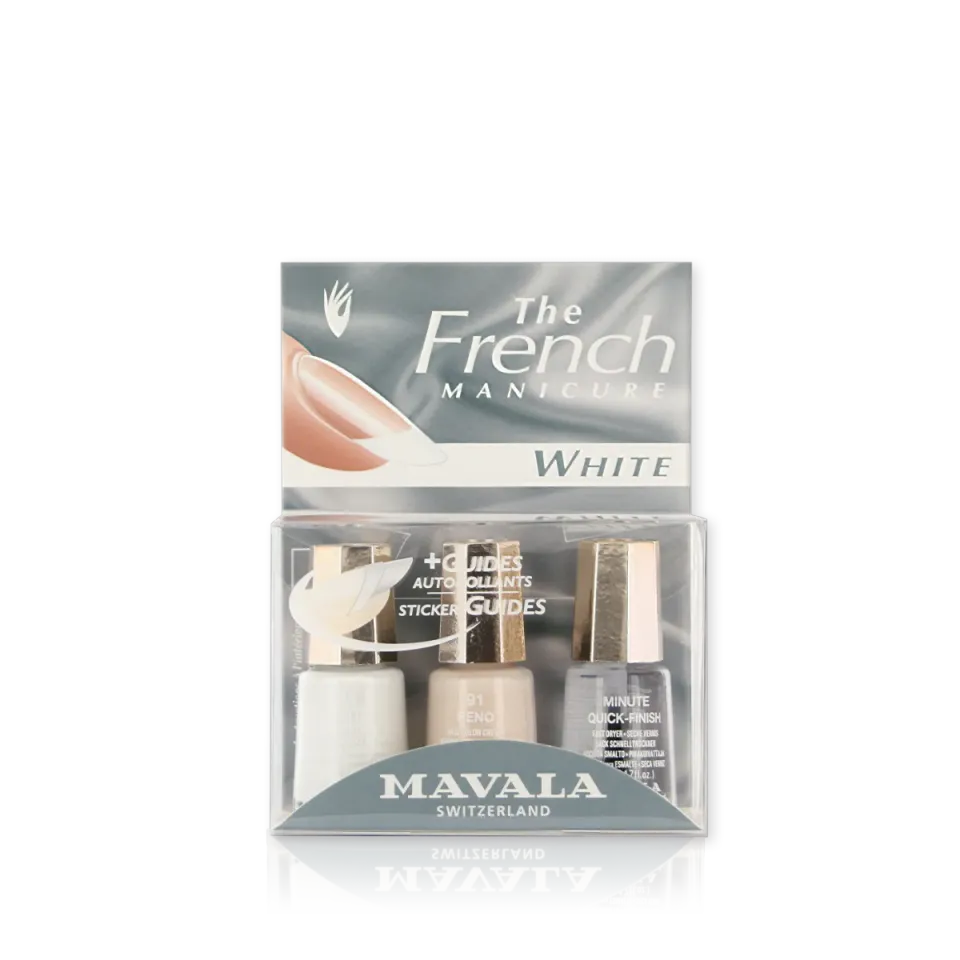 Mavala French Manikyr neglelakksett hvit rosa