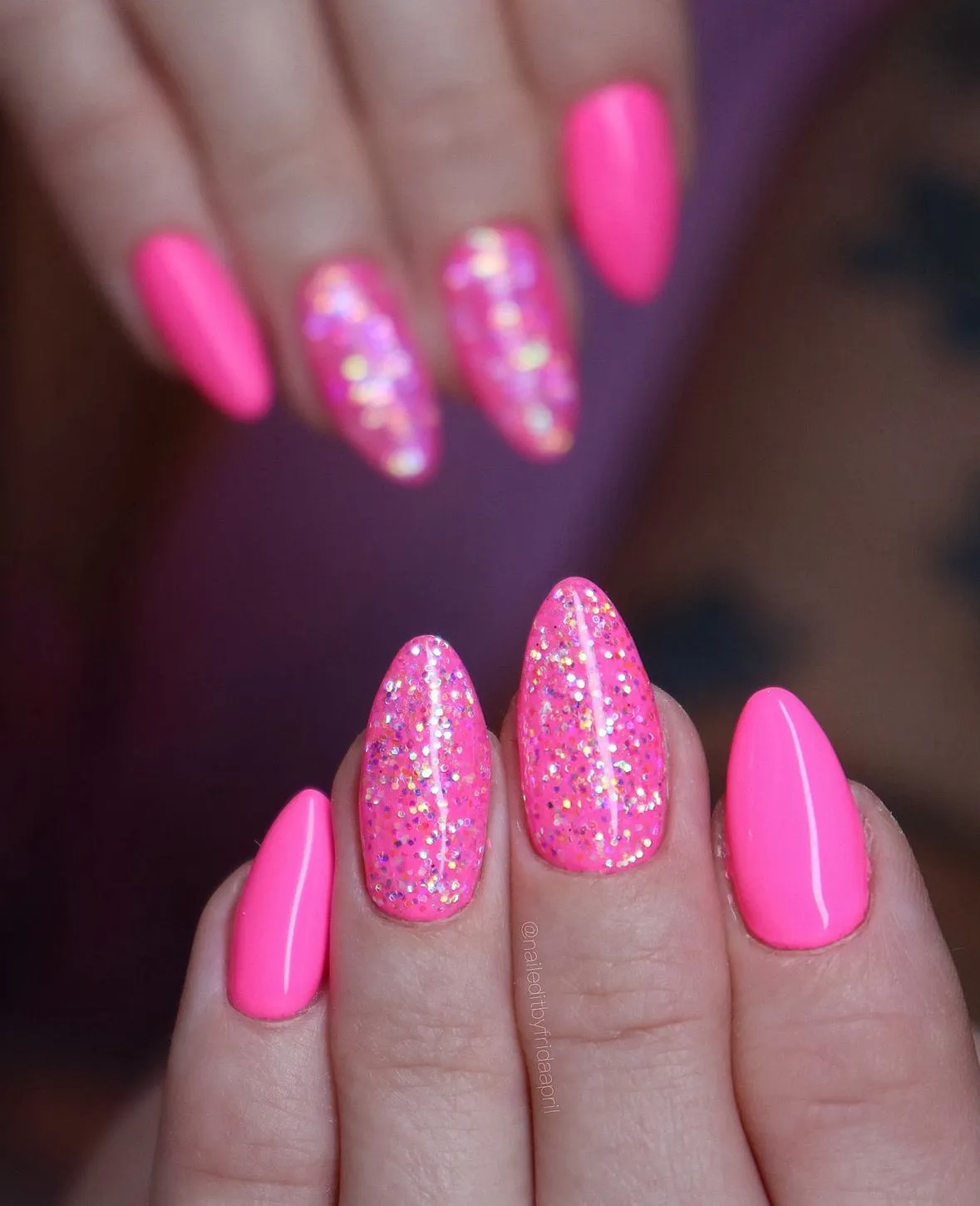 Light Elegance Over the Moon glittergel 10 ml babyrosa