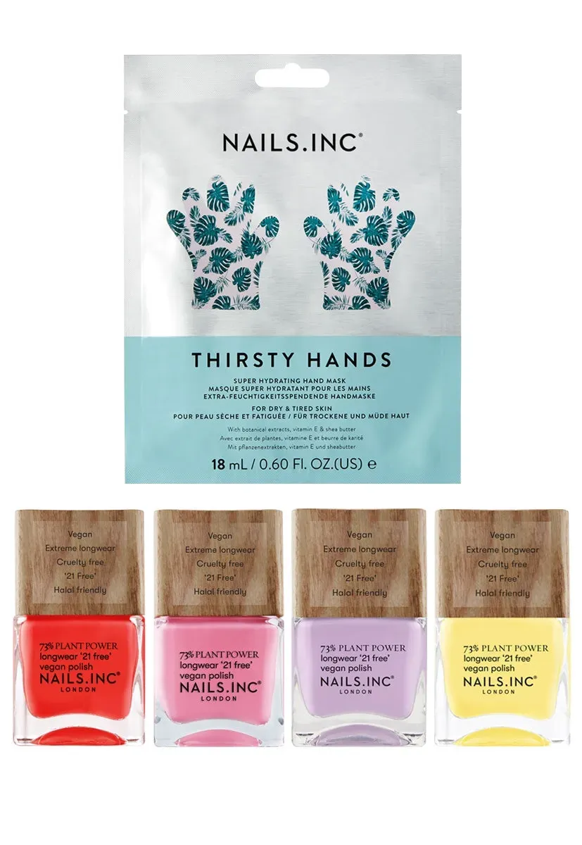 Nails Inc Pamper Mask neglemaske 5-pakning creme