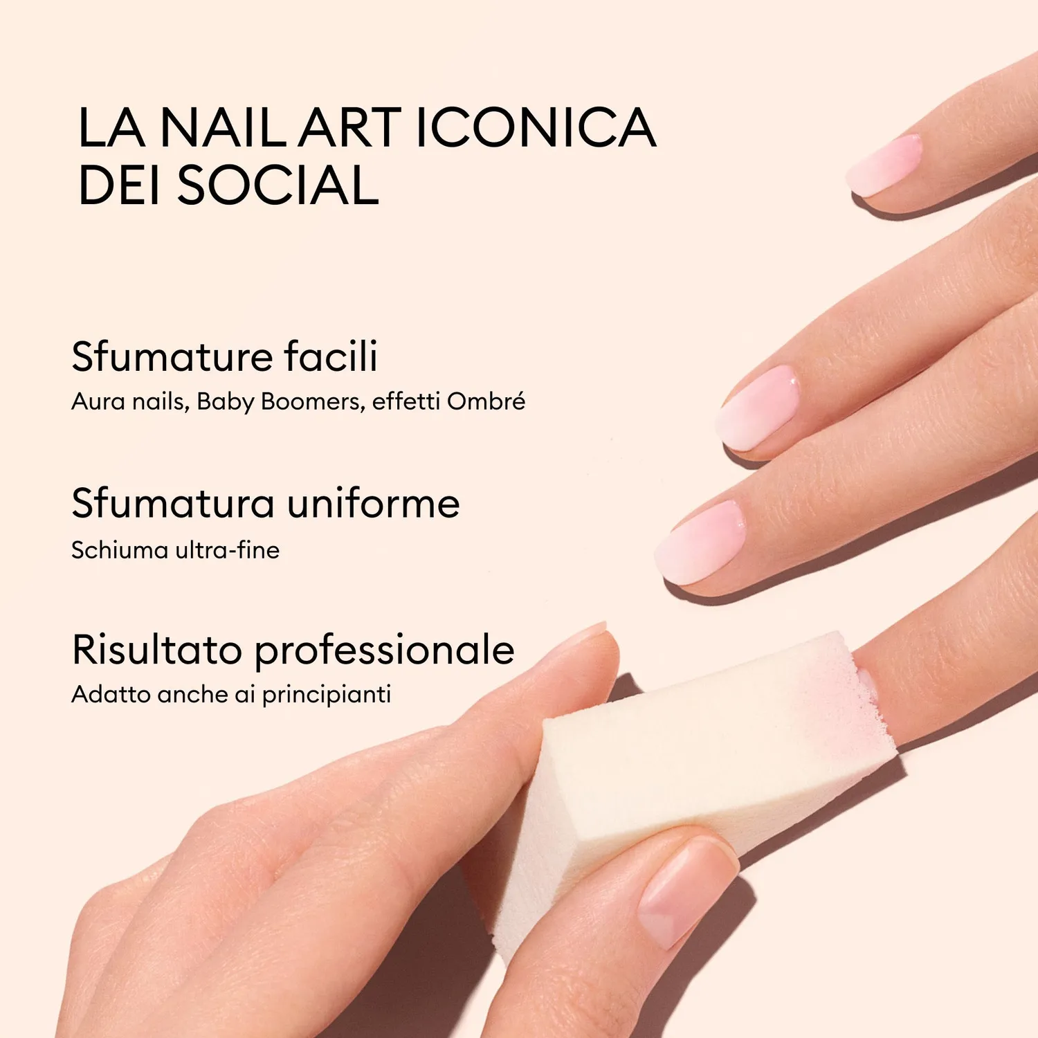 Manucurist Nail Art Sponges neglesvamp 4 stk gradient