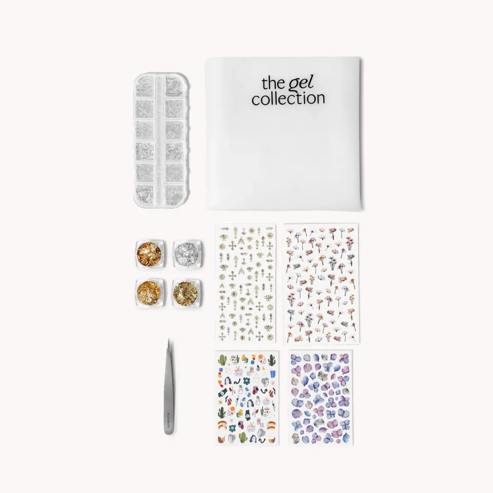 The Gel Collection Nail Art Kit neglekunst sett