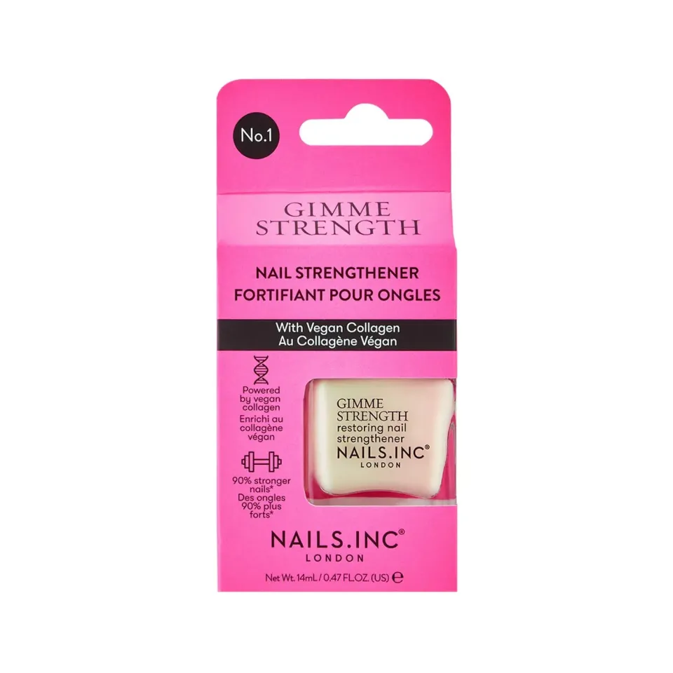Nails Inc Gimme Strength neglelakk styrkende blank