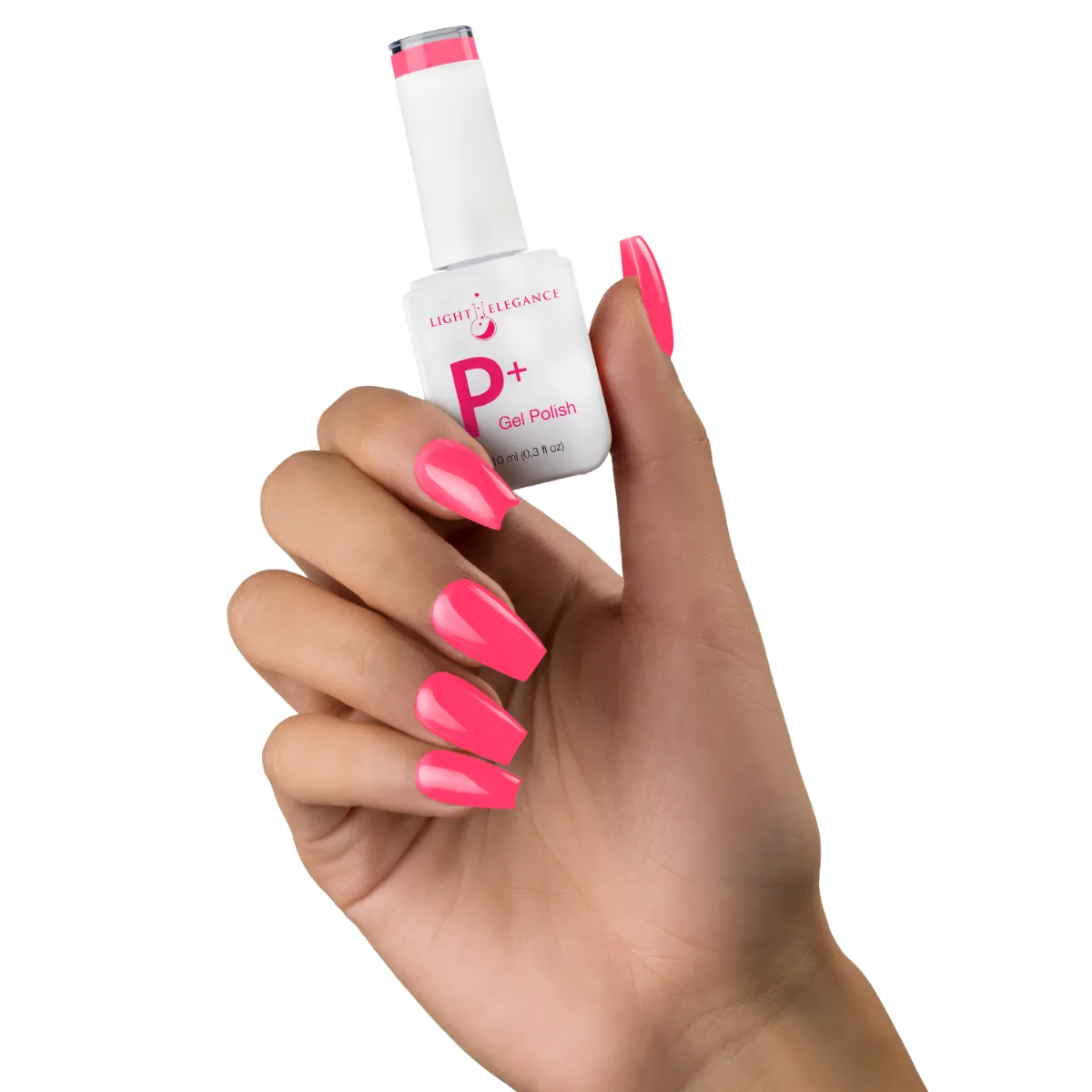 Light Elegance P+ Smitten gellakk neonrosa 10 ml
