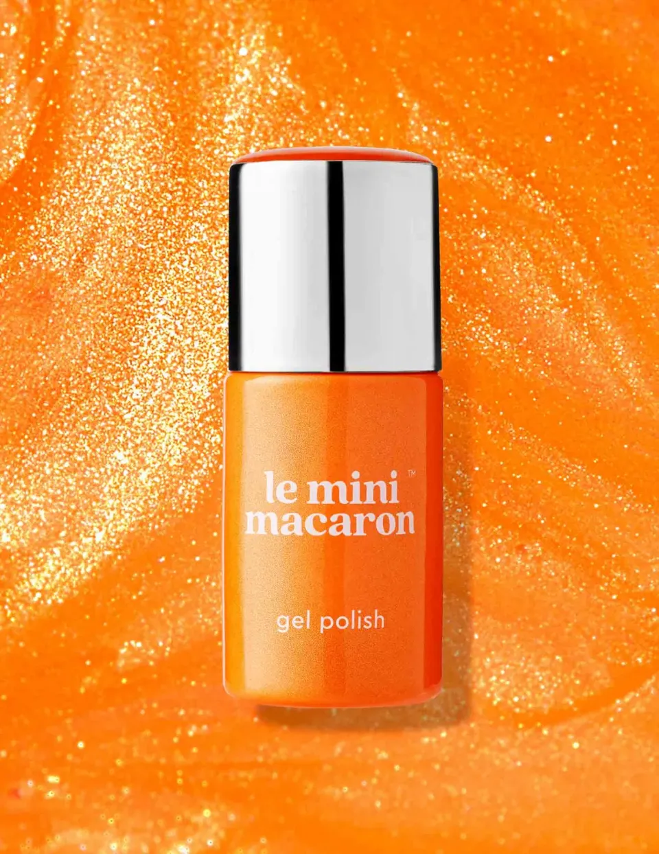 Le Mini Macaron Sun Beam gellakk oransje shimmer 8,5 ml
