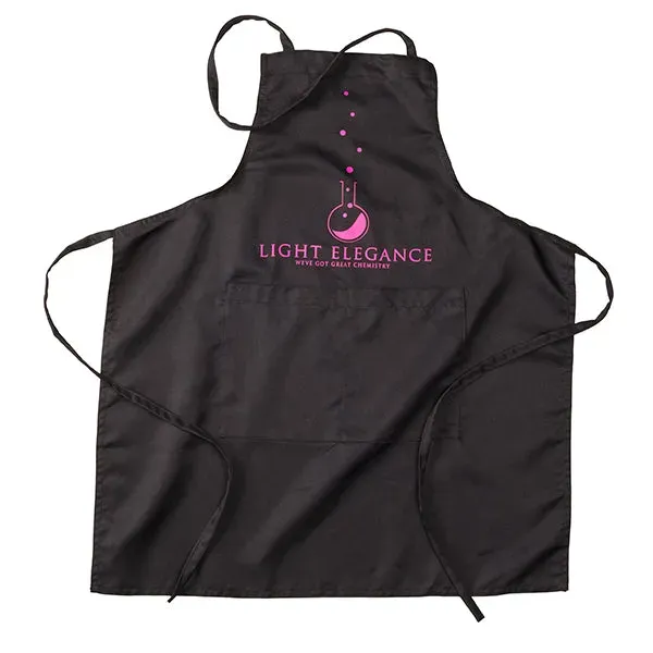 Light Elegance Apron forkle svart med lommer