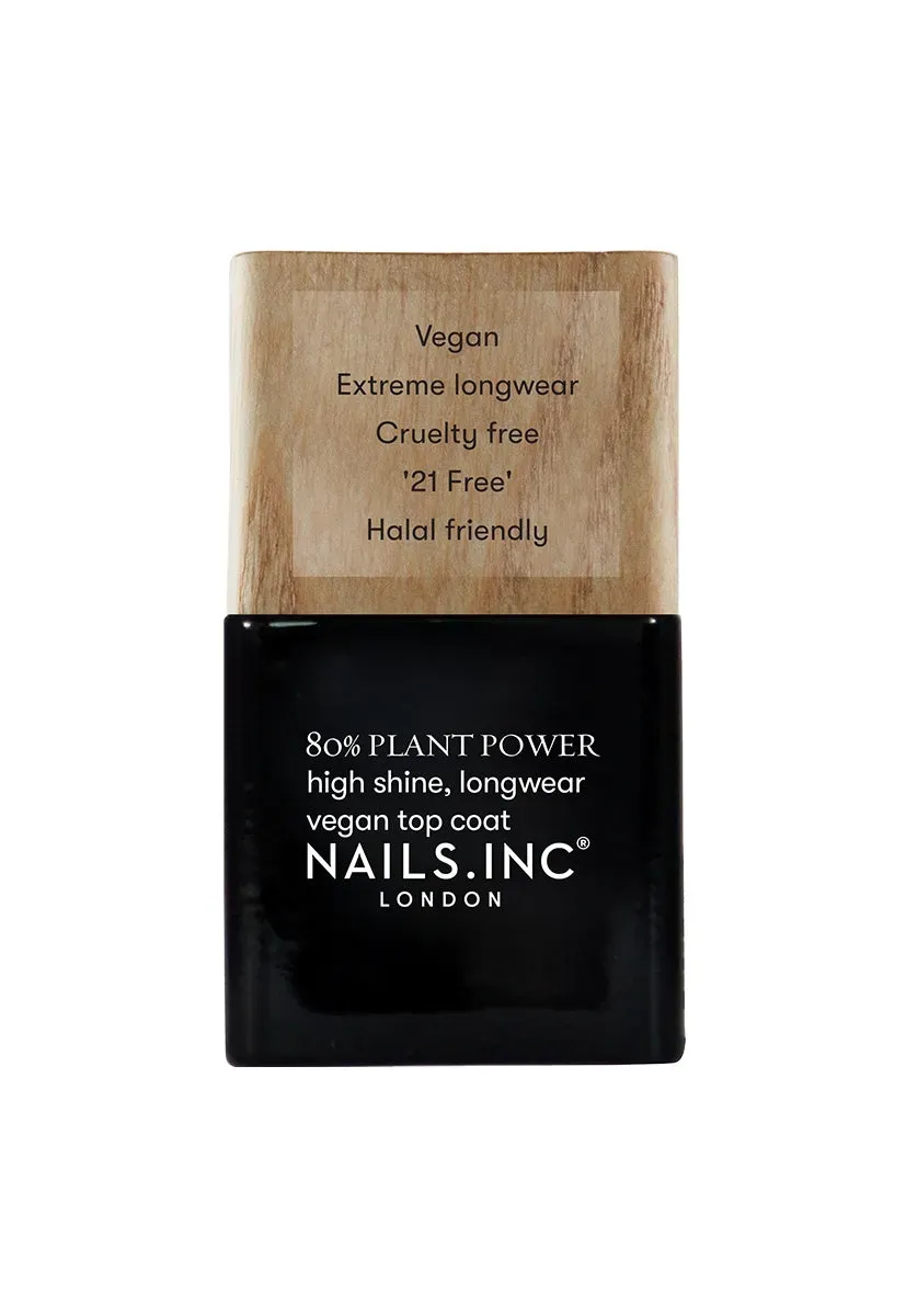 Nails Inc Plant Power Plant Based overlakk vegansk blank