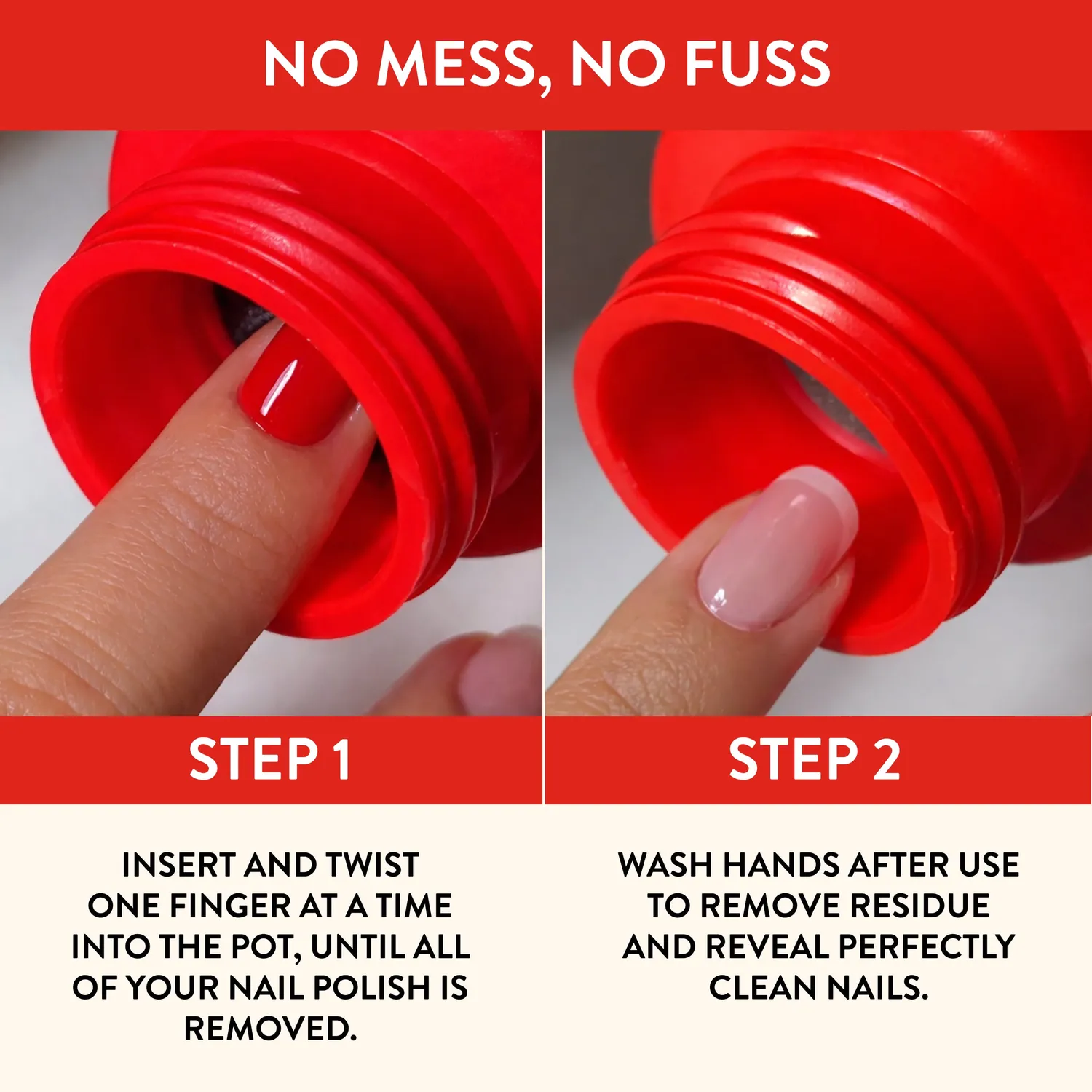 Nails Inc Berry Scented neglelakkfjerner potte bærduft