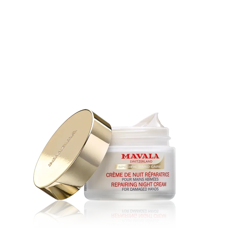 Mavala Repairing Night Cream håndkrem natt tørre hender