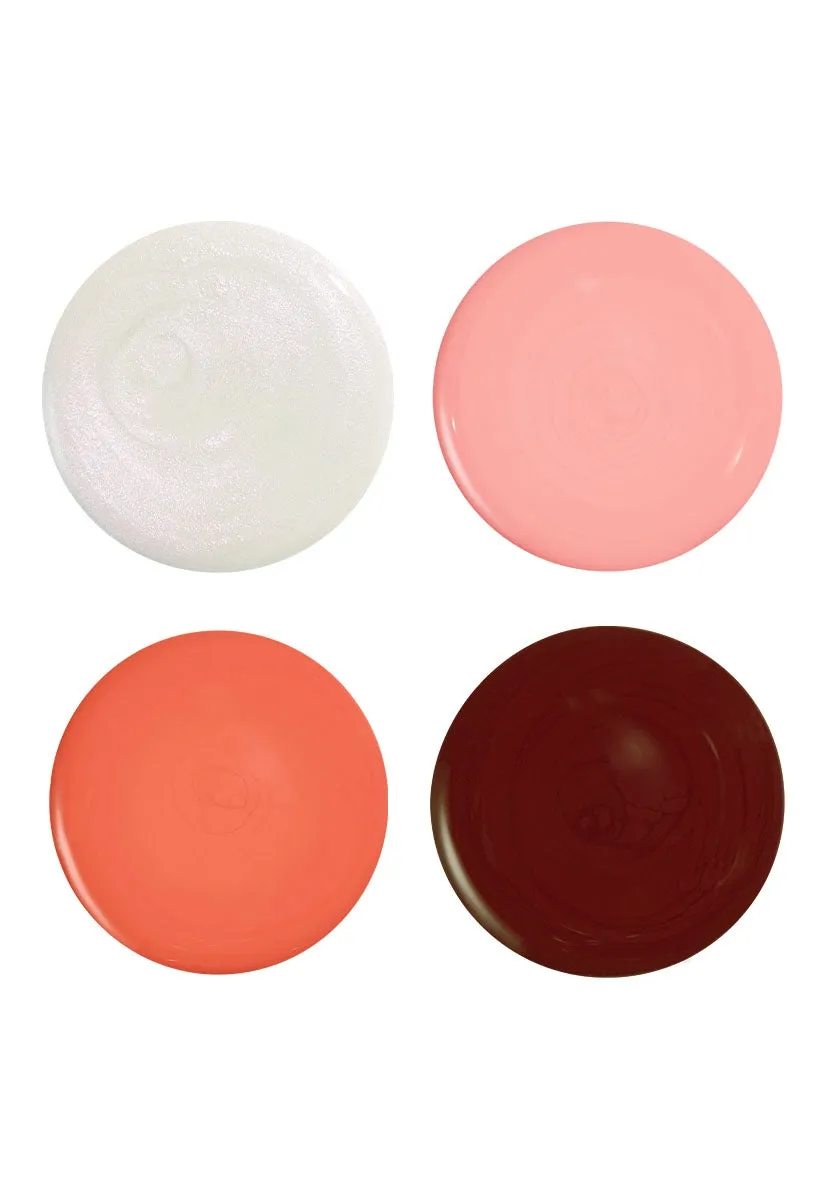 Nails Inc London Apricot Crush neglelakk 4-pk krem aprikos