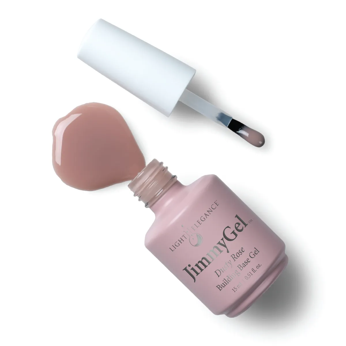 Light Elegance JimmyGel buildergel 6x15 ml rosa 6-pakning