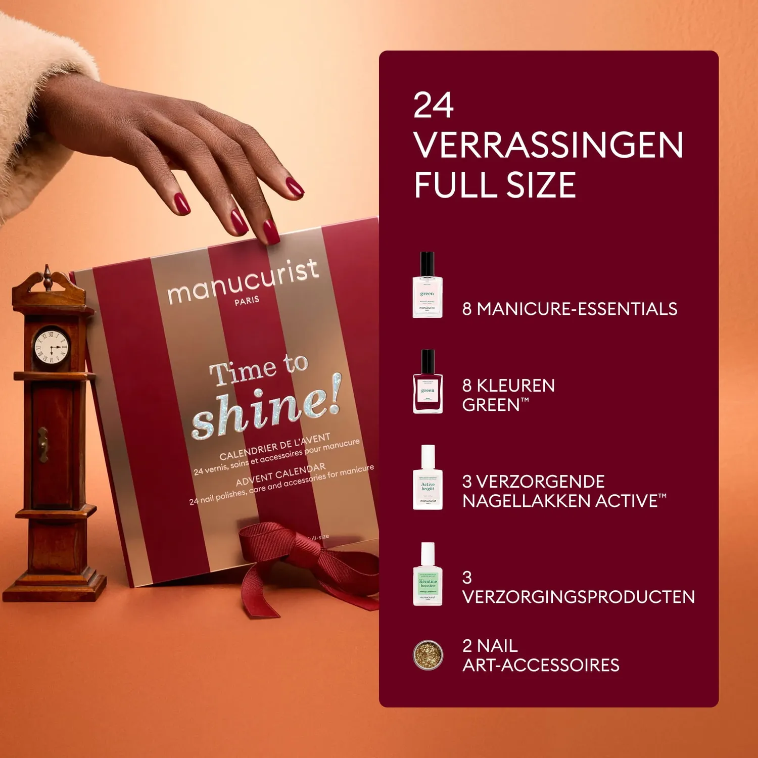 Manucurist Time to Shine julekalender 24 luker