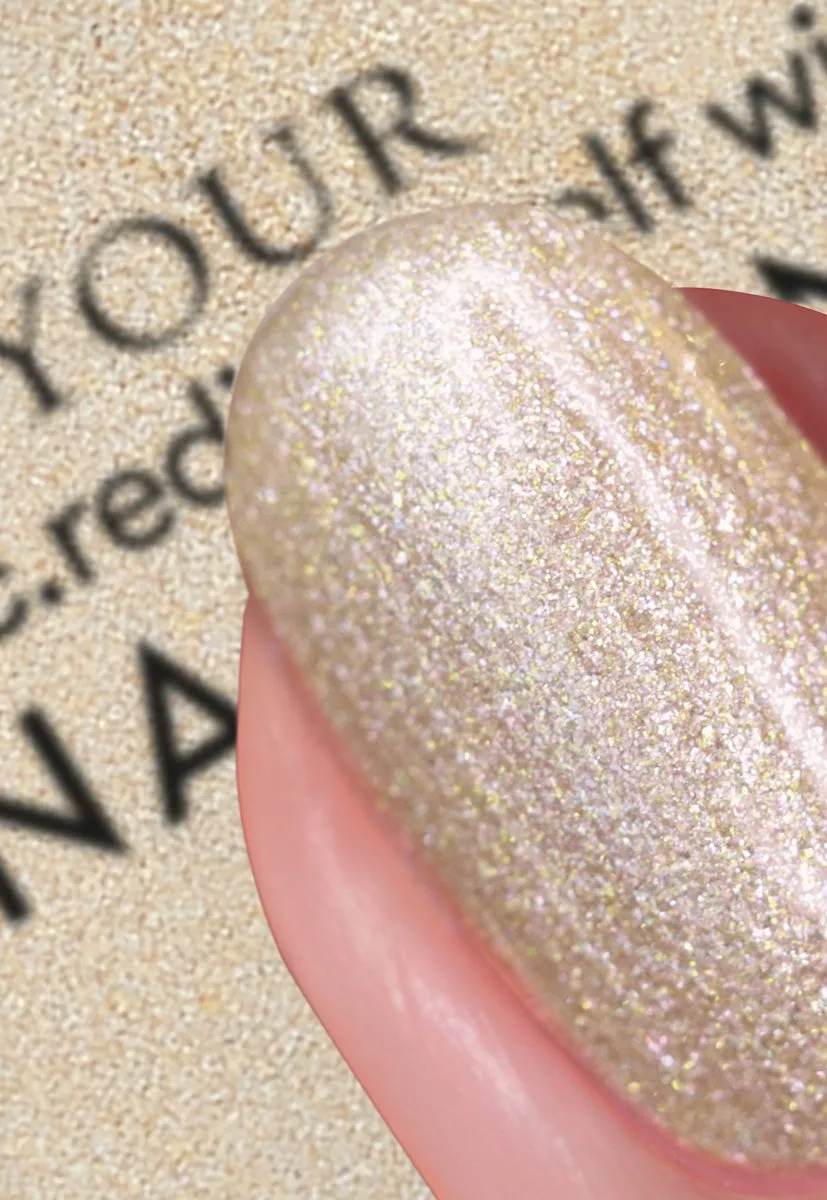 Nails Inc My Golden Hour neglelakk duo metallisk