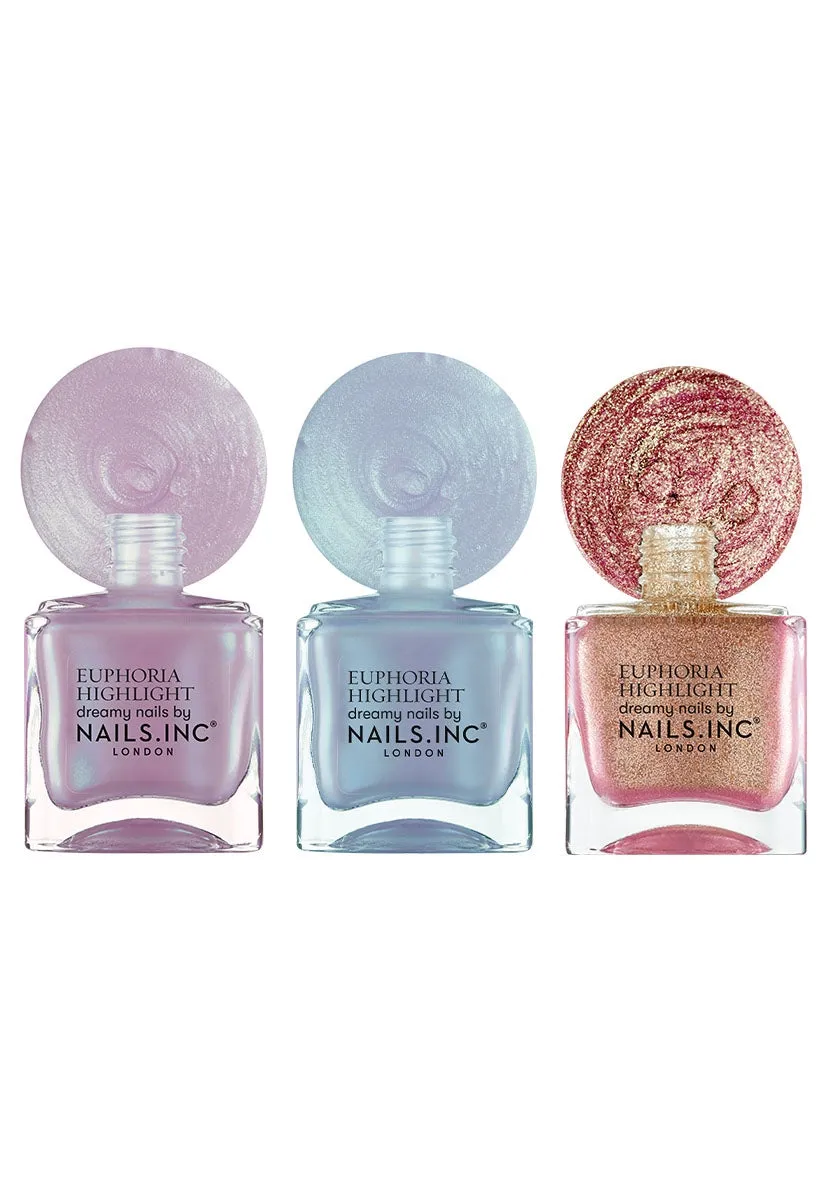 Nails Inc Dreamy Nails neglelakk 3-pakning shimmer