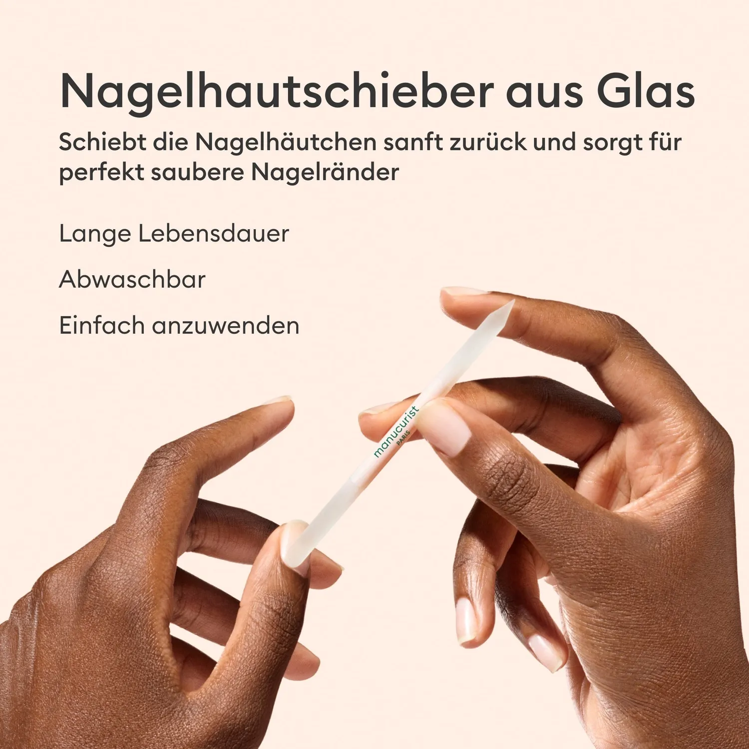 Manucurist Glass neglebåndsskyver glass gjenbrukbar