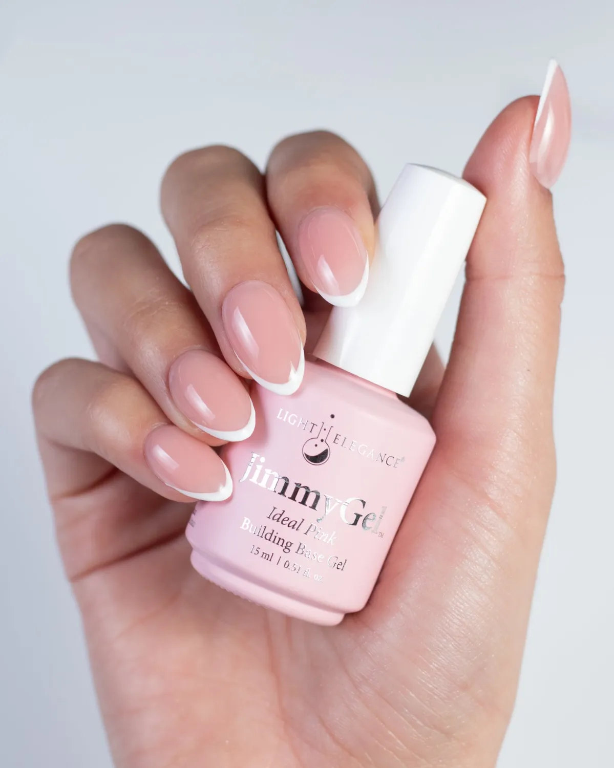 Light Elegance JimmyGel Ideal Pink byggelakk 15 ml rosa