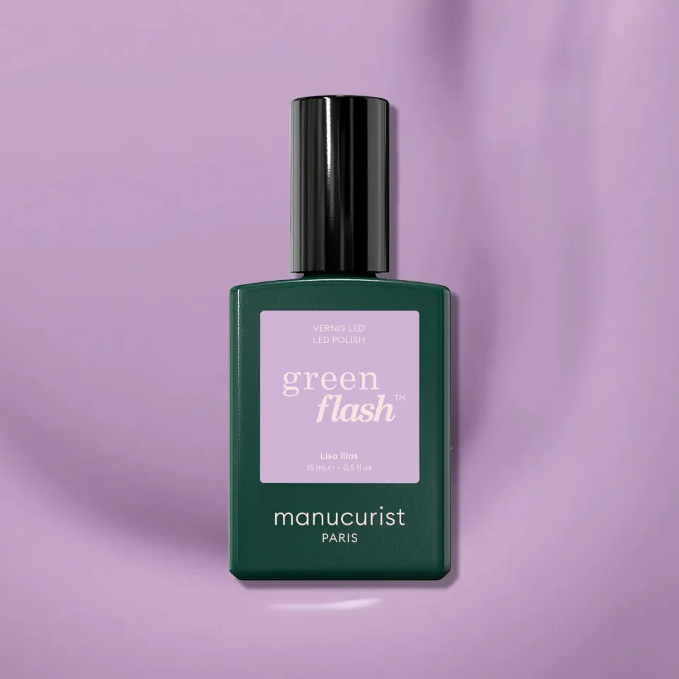 Manucurist Green Flash Lisa Lilas gel neglelakk syrin