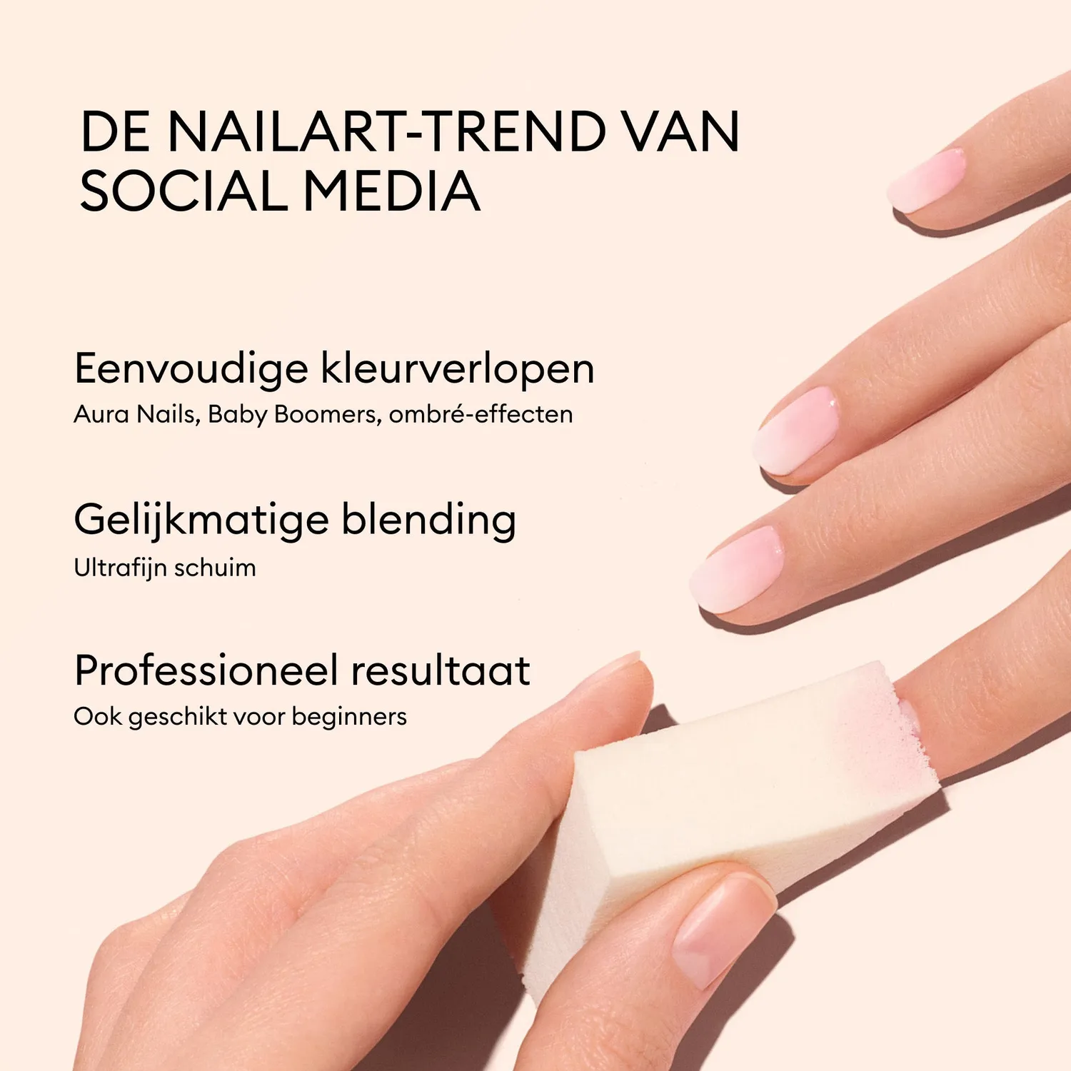 Manucurist Nail Art Sponges neglesvamp 4 stk gradient