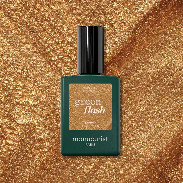 Manucurist Green Flash Shimmer gelneglelakk