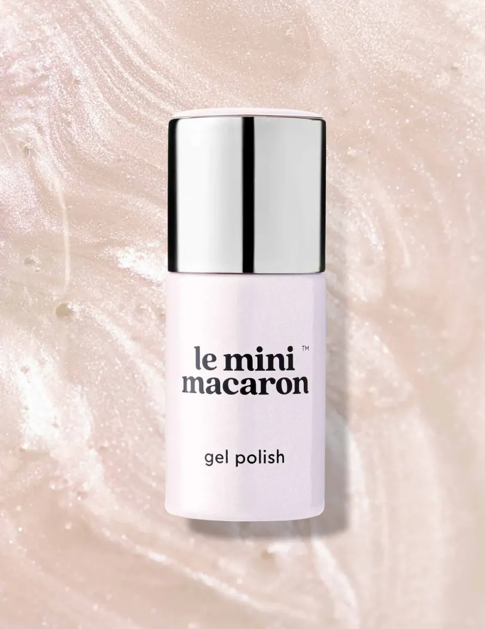 Le Mini Macaron Pearlescence gellakk 8,5 ml transparent shimmer