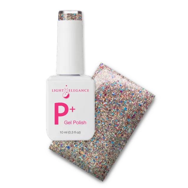 Light Elegance P+ The Elvis Pelvis glitter gelelakk 10 ml