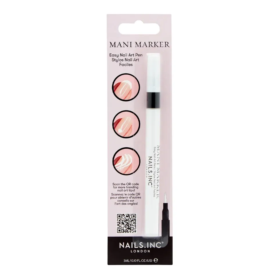 Nails Inc Mani Marker Bright White neglepenn matt hvit