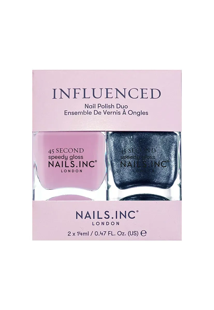 Nails Inc London Influenced neglelakk duo 2-pk krem