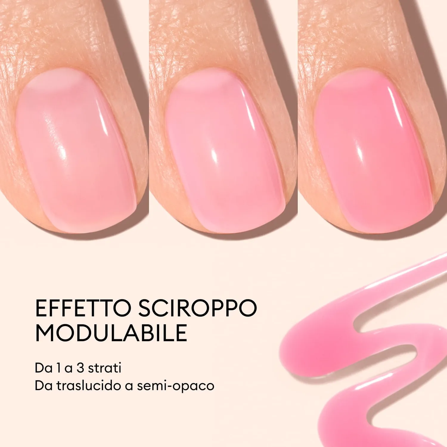 Manucurist Green Pink Sorbet Jelly neglelakk – rosa