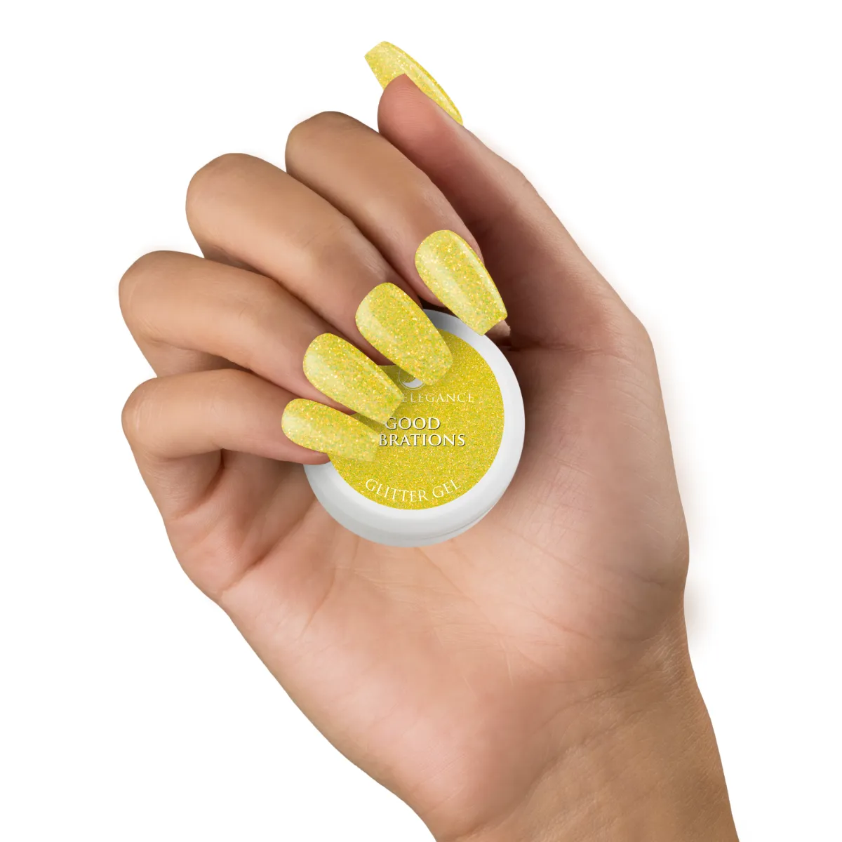 Light Elegance Good Vibrations glittergel 10 ml sitrongul