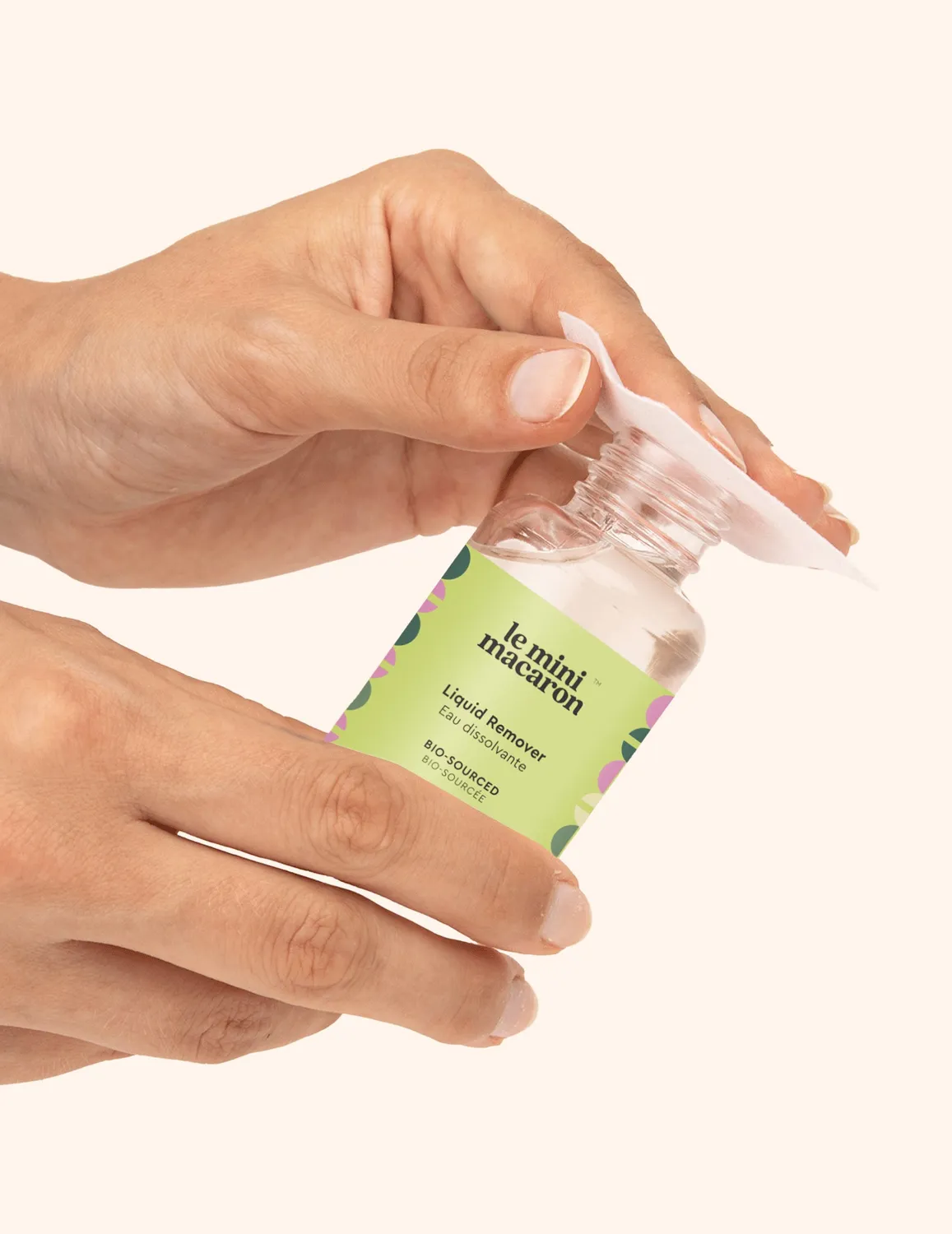 Le Mini Macaron Le Sweet neglelakkfjerner 50 ml uten aceton