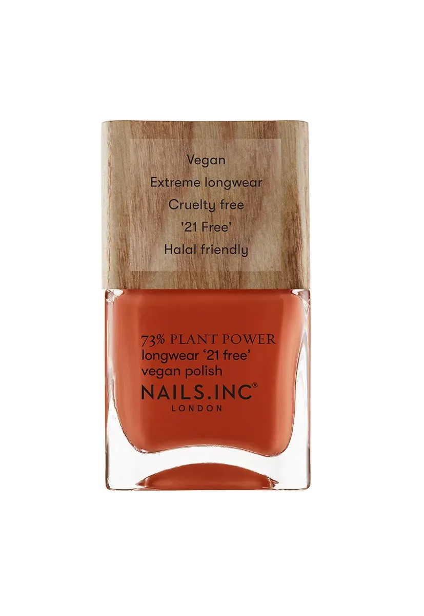 Nails Inc Plant Power What On Earth neglelakk brun