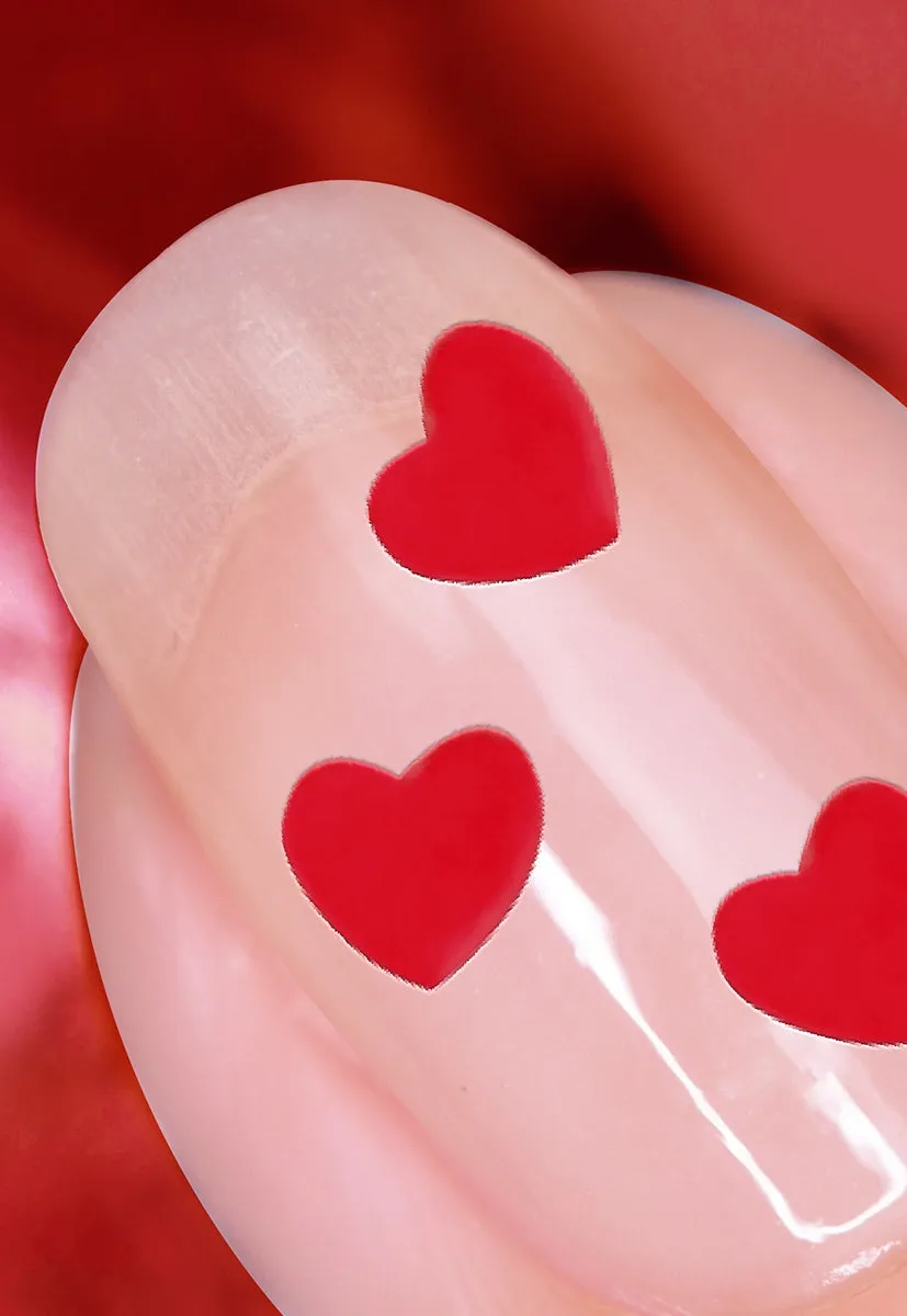 Nails Inc Loving In London glittertopper hjerte