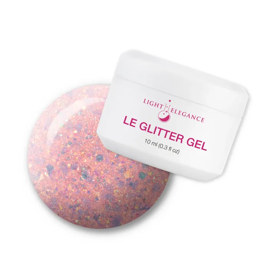Light Elegance My Masterpiece glitter gel 10 ml rosa