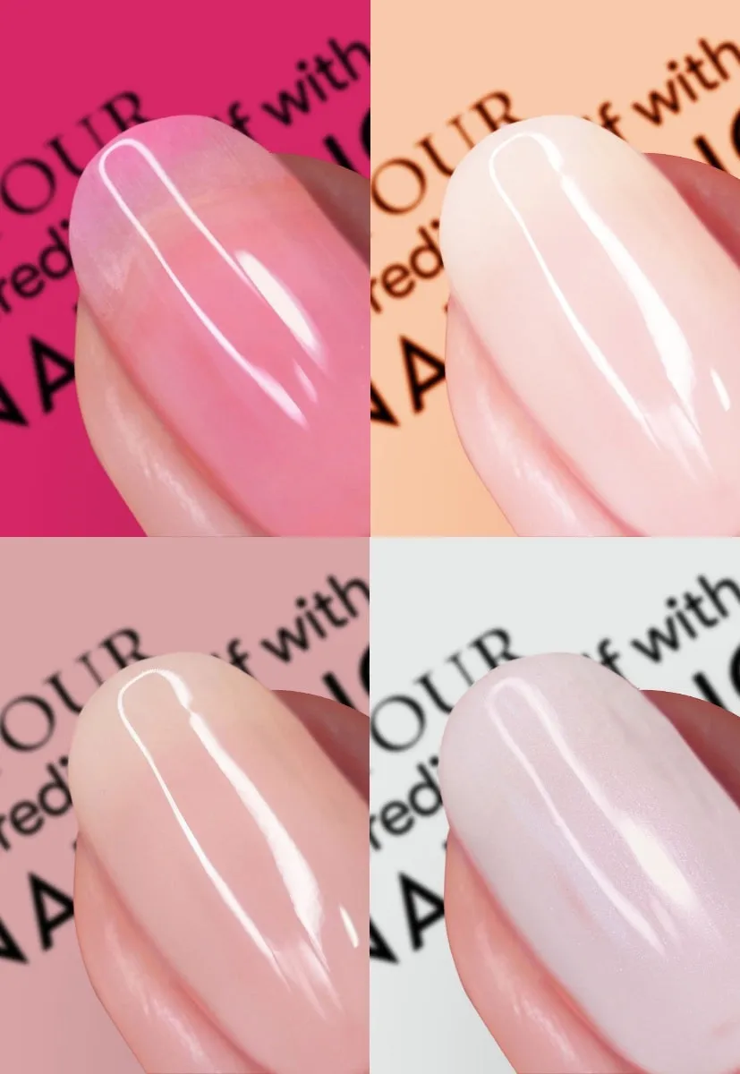 Nails Inc London Super Dew neglelakksett 4-pk fuktgivende glans