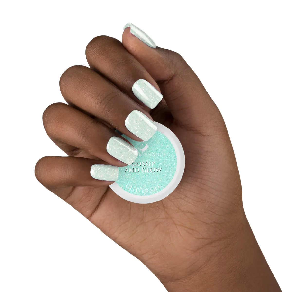 Light Elegance Glitter Gossip and Glow glittergel 10 ml mint