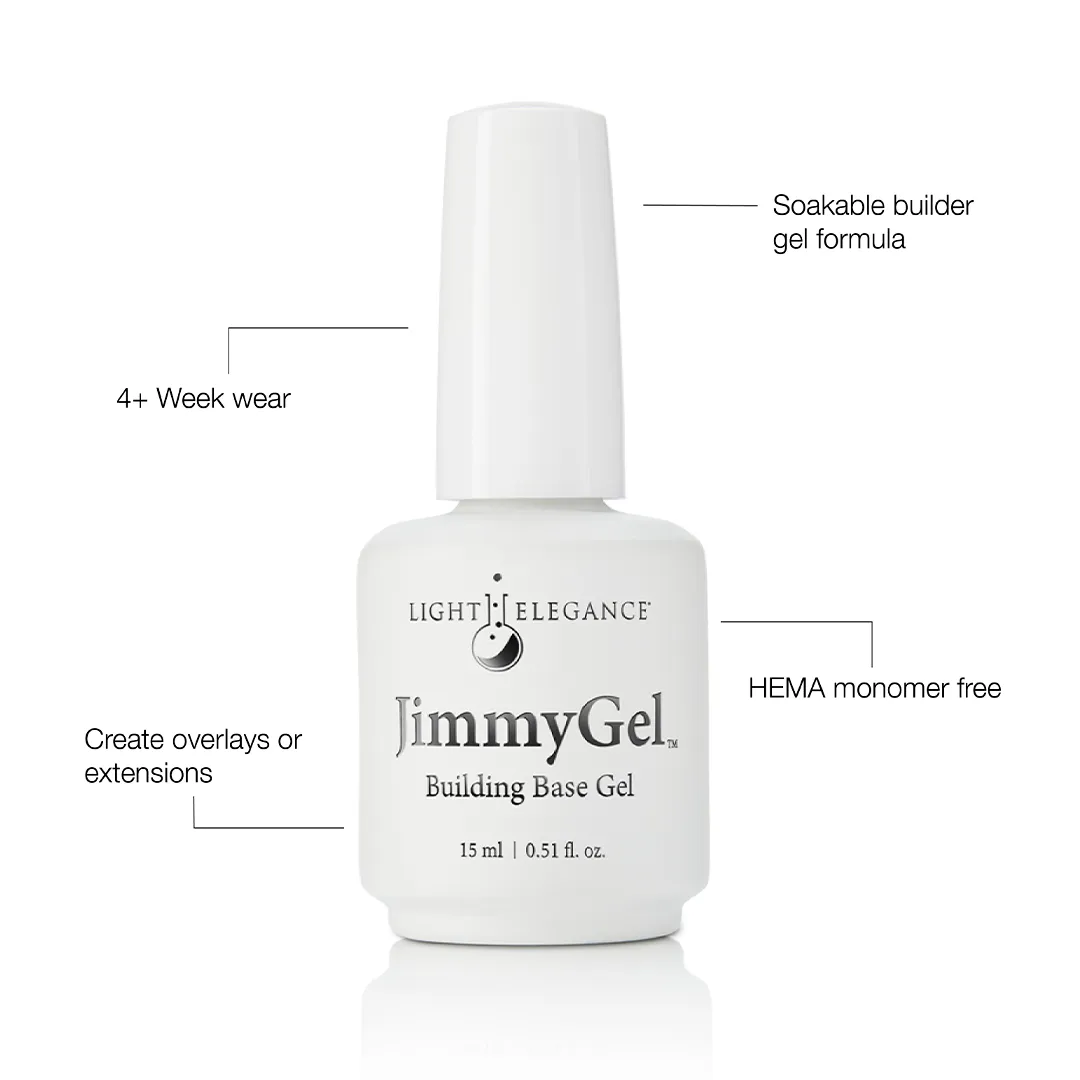 Light Elegance Soak-Off startsett QDbase JimmyGel topp