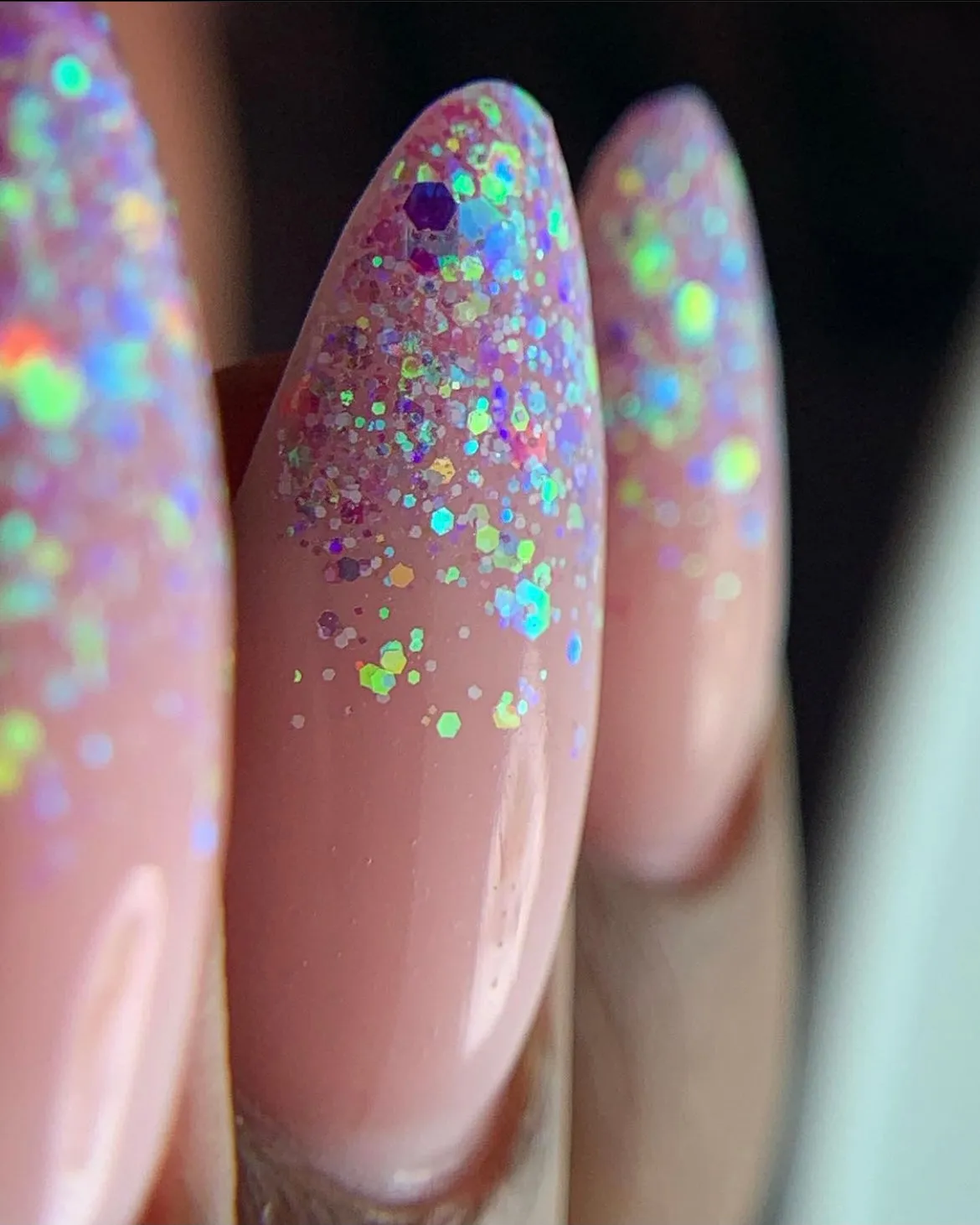 Light Elegance P+ In My Happy Place gel neglelakk glitter 10 ml