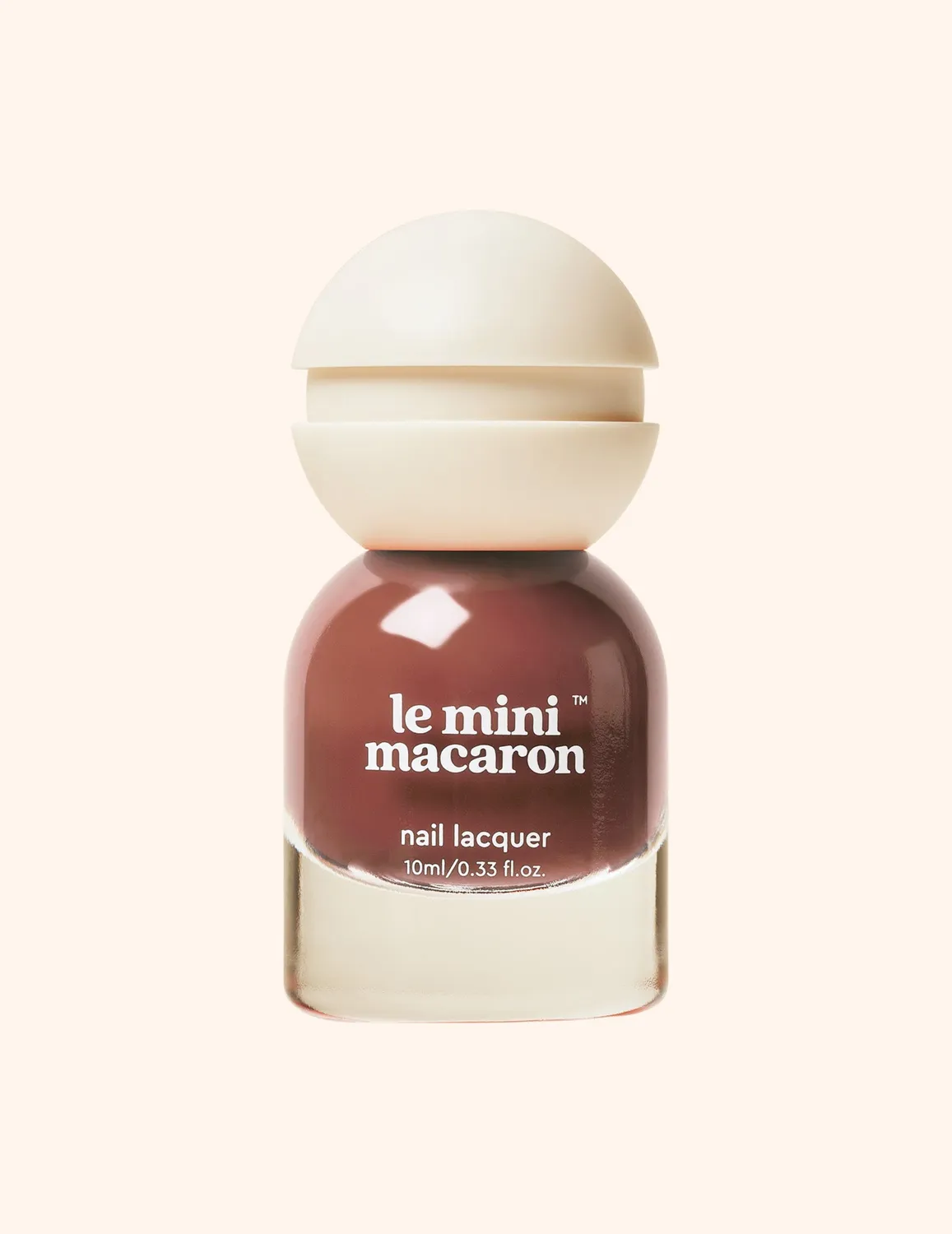 Le Mini Macaron Le Sweet neglelakk Latte 10 ml brun